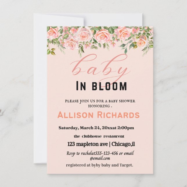 Chá de fraldas (Frente)