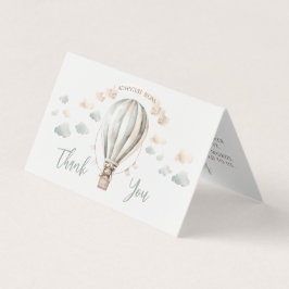 Chá de fraldas Adventure Ursinho dobrável Obrigado