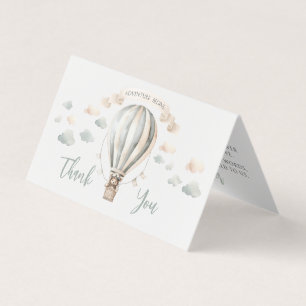 Chá de fraldas Adventure Ursinho dobrável Obrigado