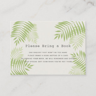 Chá de fraldas Aloha, por favor, traga um cartão d