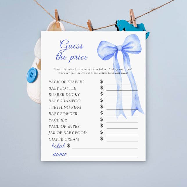 Chá de fraldas arco Azul - Adivinhem o jogo de pre (Criador carregado)