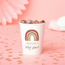 Chá de fraldas Arco-Íris Chic Terracotta Boho