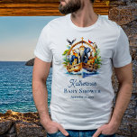 Chá de fraldas Azul de Bichinhos-de-Arca de Noah<br><div class="desc">Bem-vindos à nossa coleção do Chá de fraldas "Noah's Ark Cute Animal Blue Boy", onde o encanto encontra-se mestiço em todos os detalhes. Inspirada pela história de eterno da Arca de Noé, esta coleção captura a inocência e a alegria de acolher um novo pacote de alegria no mundo. Imaginem animais...</div>