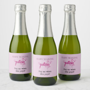 Chá de fraldas Baby Fazer Potion Favor Mini Rosa