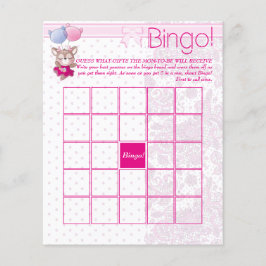 Chá de fraldas. Bebê Rosa Bingo.