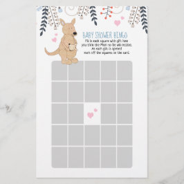 Chá de fraldas Bingo do Boho Kangaroo