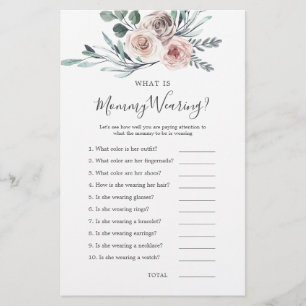 Chá de fraldas Boho Rosa O que Veste a Mamãe