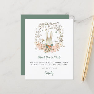 Chá de fraldas Bonito Coelhinho Sábado Muito Obrig