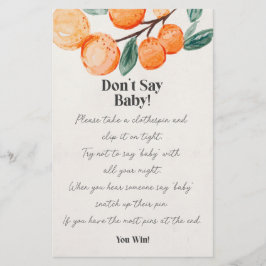 chá de fraldas bonito não diz jogo de bebê