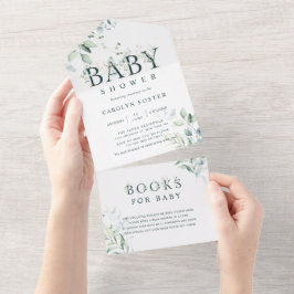 Chá de fraldas Botânico - Letra Boy | Livros Para