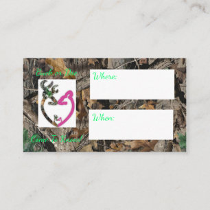 Chá de fraldas Buck ou Doe/revelar convite