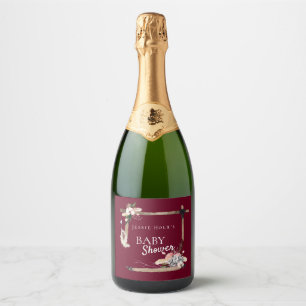 Chá de fraldas Burgundy Boho Sudoeste