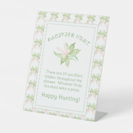 Chá de fraldas-Caça-Pacificadora De Menina-De-Ervi