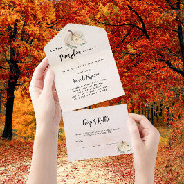 Chá de fraldas cai apaixonado por abóbora fralda r