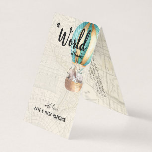 Chá de fraldas com viagem   Obrigado Nota