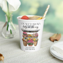 Chá de fraldas Compre Floral de Mercado Localmente