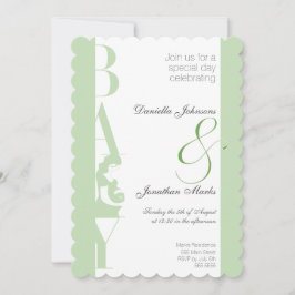 Chá de fraldas Convide Bebê de Convite no Conselho