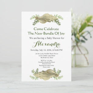 Chá de fraldas Costeiro de Grelha de Seashell