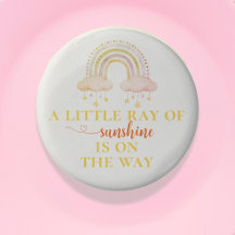 Chá de fraldas Cute Boho Whimsical Rainbow Girl