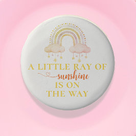 Chá de fraldas Cute Boho Whimsical Rainbow Girl