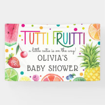 Chá de fraldas Cute Tutti Fruitti