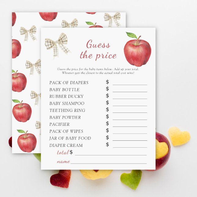 Chá de fraldas da Apple - Adivinha o jogo do preço (Criador carregado)