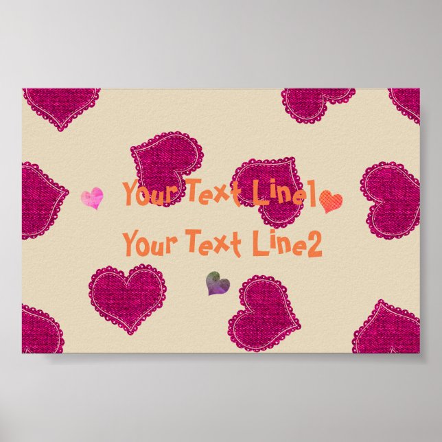 Chá de fraldas da Chuva do Coração Filhos Poster d (Frente)