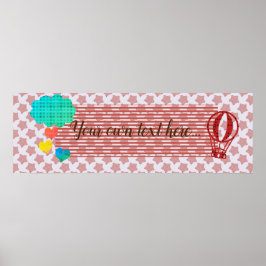 Chá de fraldas da Chuva do Coração Filhos Poster d