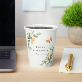 Chá de fraldas das Borboletas do Jardim Amarelo-Bo