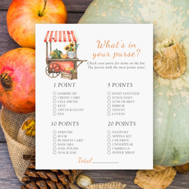 Chá de fraldas de abóbora - O que há no seu jogo (Criador carregado)