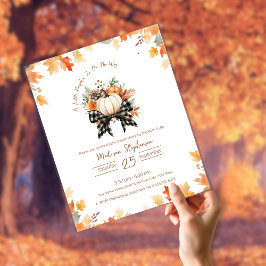 Chá de fraldas de Abóbora Pequeno Orçamento Floral