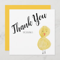 Chá de fraldas de Aquarela Pato Obrigado