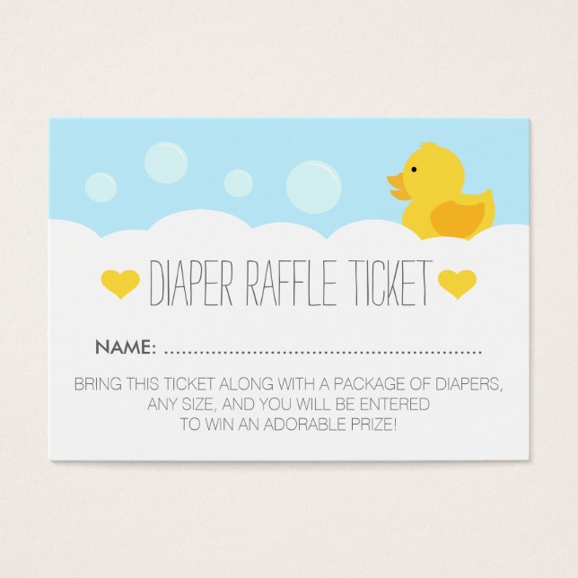 Chá de fraldas de Bath Ducky Bubble da Borracha Am (Frente)