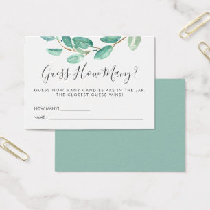 Chá de fraldas de Bayou Botanicals   Jogo de Adivi