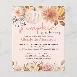 Chá de fraldas de Boho Rosa-Rosa-Pumpkin para Meni