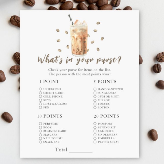 Chá de fraldas de café gelado, O que há no seu jog (Criador carregado)