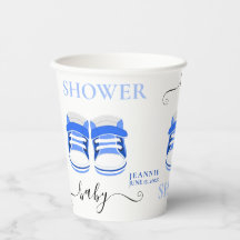 Chá de fraldas de Calçados azuis