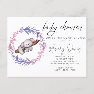 chá de fraldas de convite