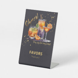 Chá de fraldas de coquetéis do Halloween