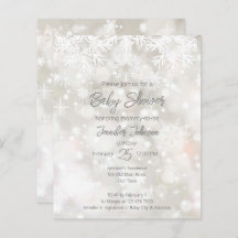 Chá de fraldas de cor pastel de neve do inverno