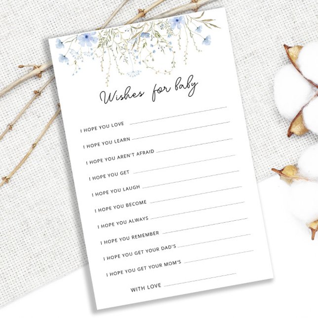 Chá de fraldas De Cornflower Azul Deseja Aconselha (Criador carregado)