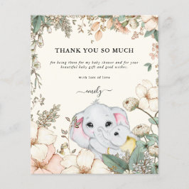 Chá de fraldas de Creme de Elefantes Orçamentários