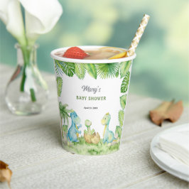 Chá de fraldas de dinossauro