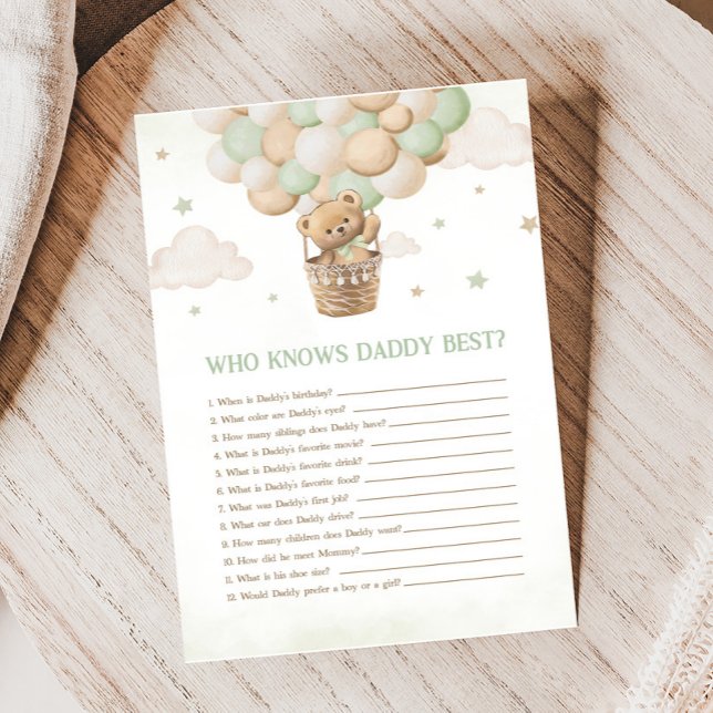 Chá de fraldas de Espera Rápida que conhece o melh (Bearly Wait Bear Baby Shower Game)