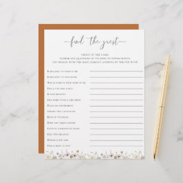 Chá de fraldas De Flor Selvagem Encontra O Jogo Co