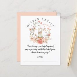 Chá de fraldas de Fralda de Raffle Bonito