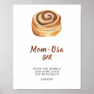 Chá de fraldas de freio - Poster Mimosa bar