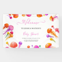 Chá de fraldas de Gradiente Amarelo Cor-de-Rosa-Ro