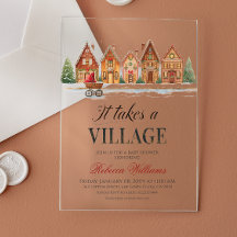 Chá de fraldas de inverno da Rústica Stroller Vill