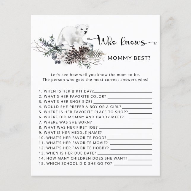 Chá de fraldas de inverno que conhece o melhor jog (Frente)